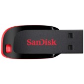 闪迪(SanDisk) 64GB USB2.0 U盘 CZ50酷刃 黑红色 时尚设计 安全加密软件 sku：twkj-202012162280