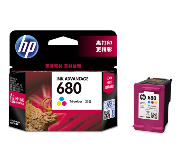 惠普（HP）彩色墨盒F6V26AA 680适用HPDeskJet213836383636383846784538 sku：twkj-202204065219