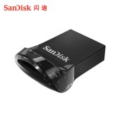 闪迪（SanDisk）32GB USB3.1 U盘 CZ430酷豆 黑色 读速130MB/s 车载U盘 小身材 大容量 sku：twkj-230210152607